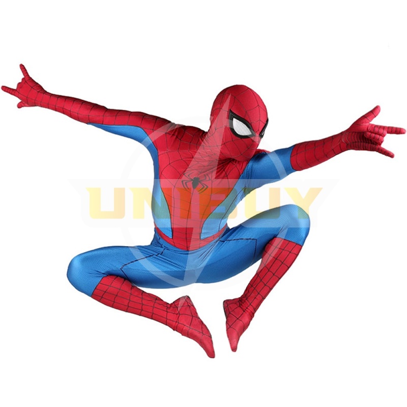 Spider Man PS4 Classic Suit Cosplay Costume For Kids Adult Unibuy