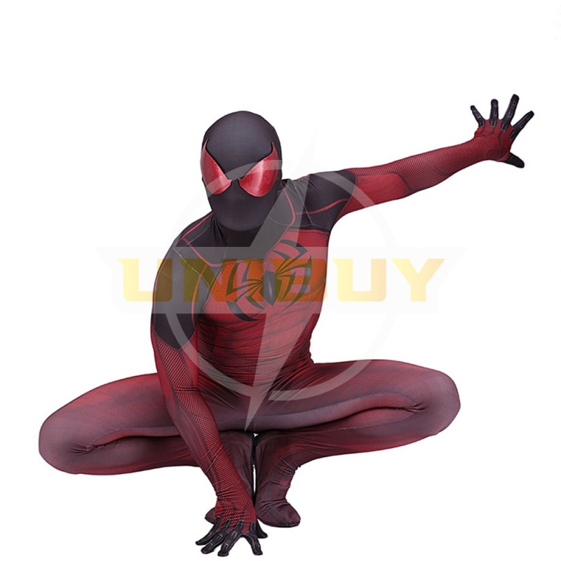 Spider-Man PS4 Costume Cosplay Scarlet Spider II Suit Unibuy