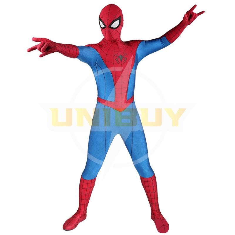 Spider Man PS4 Classic Suit Cosplay Costume For Kids Adult Unibuy