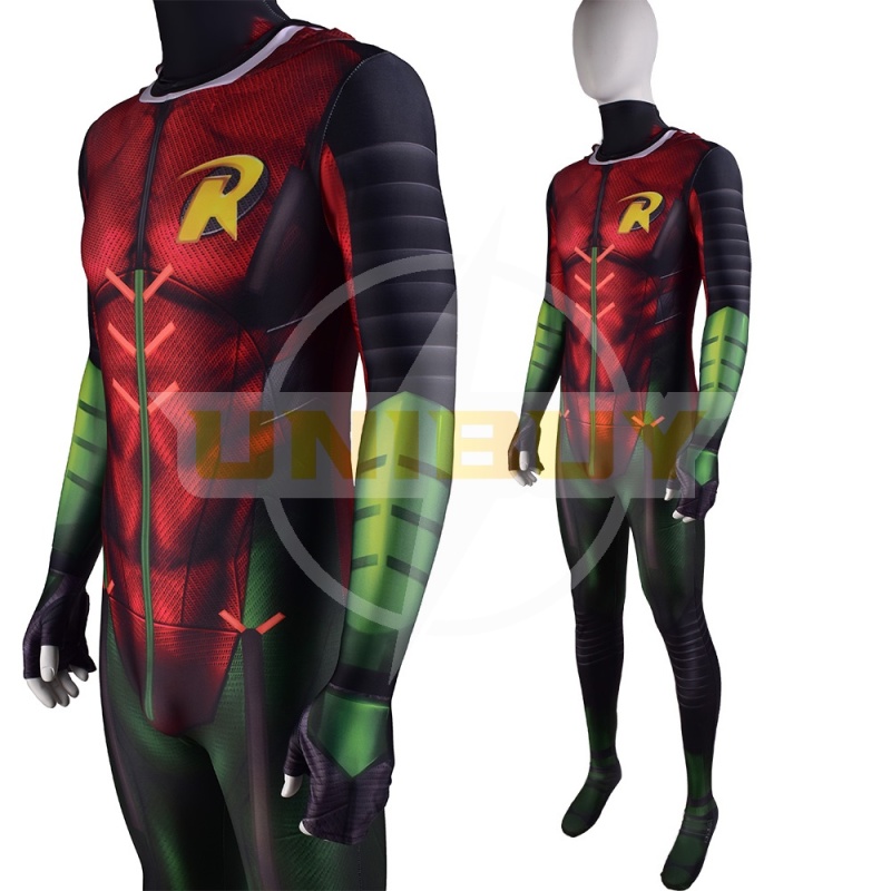 Batman Gotham Knights Robin Costume Cosplay Suit Tim Drake Jumpsuit Bodysuit Unibuy