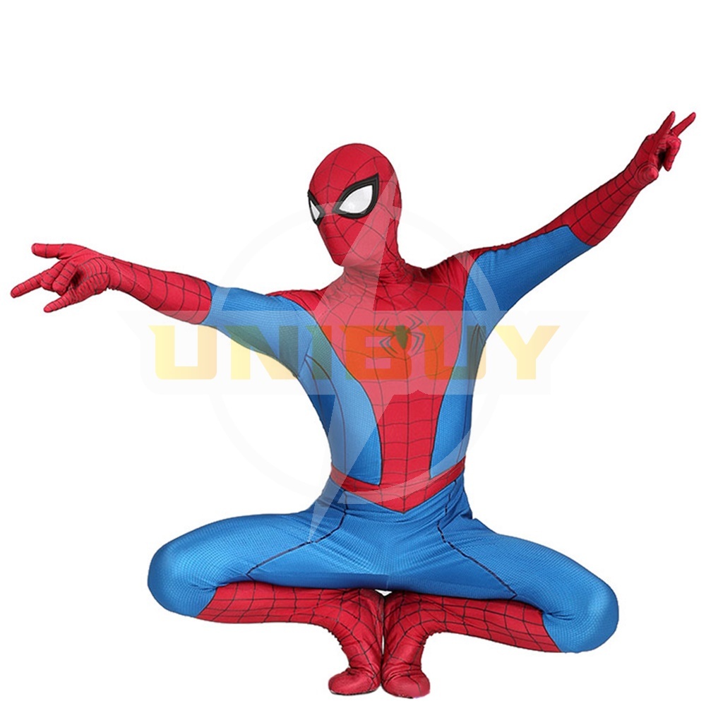 Spider Man PS4 Classic Suit Cosplay Costume For Kids Adult Unibuy