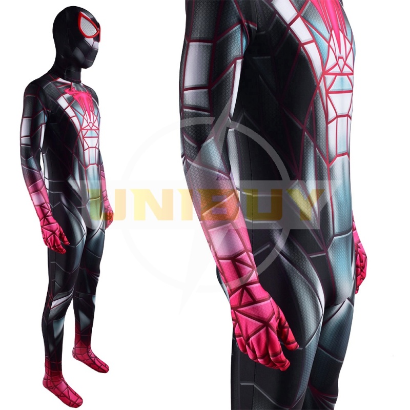 Spider-Man PS5 Miles Morales Costume Cosplay Programmable Matter Suit Unibuy