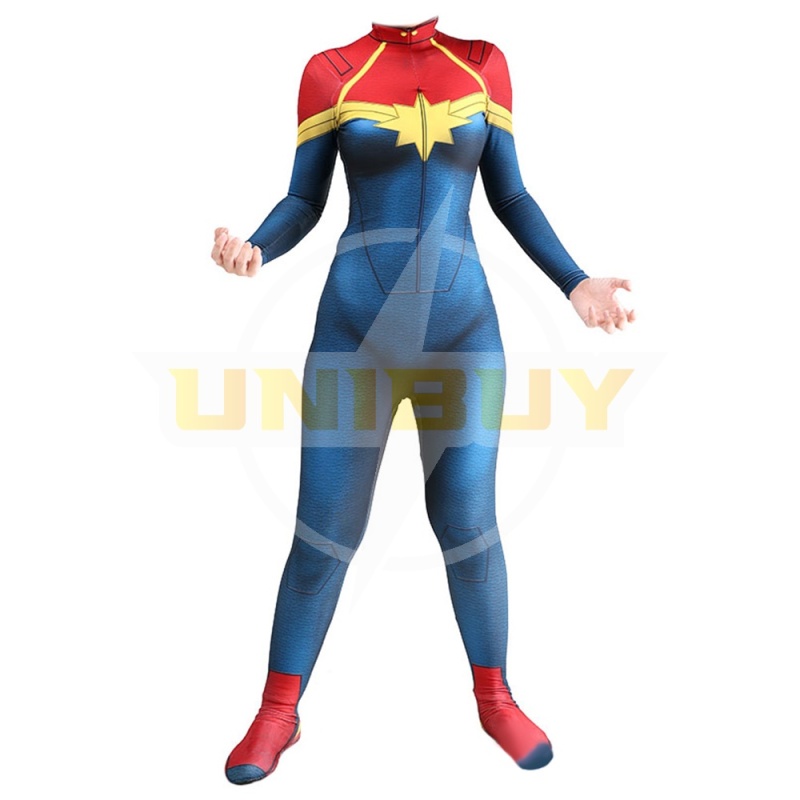 Captain Marvel Suit Costume Cosplay Carol Danvers Jumpsuit Bodysuit Unibuy