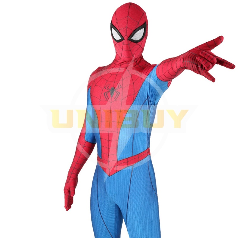 Spider Man PS4 Classic Suit Cosplay Costume For Kids Adult Unibuy