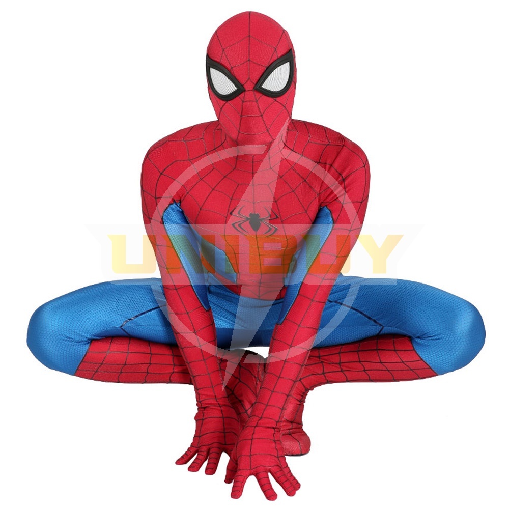 Spider Man PS4 Classic Suit Cosplay Costume For Kids Adult Unibuy