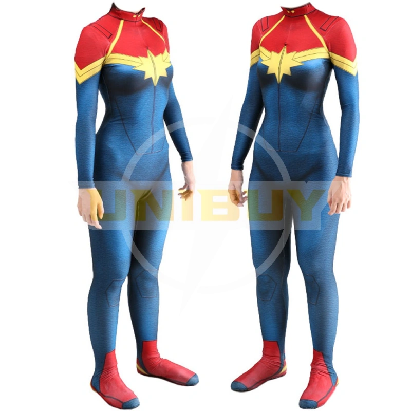 Captain Marvel Suit Costume Cosplay Carol Danvers Jumpsuit Bodysuit Unibuy