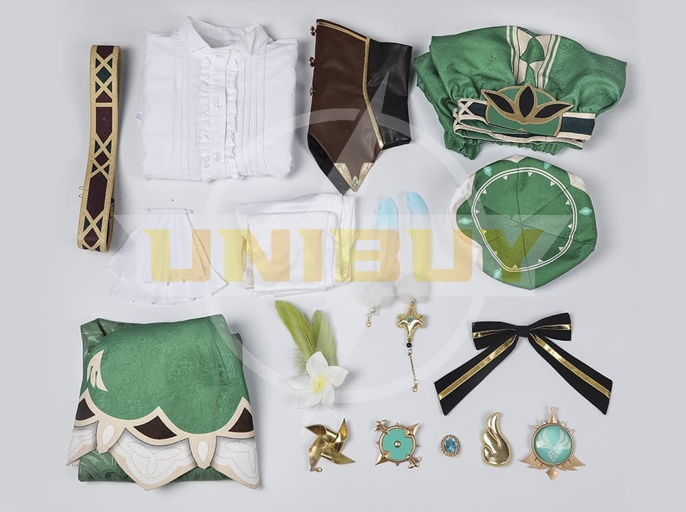 Genshin Impact Venti Costume Cosplay Suit Ver 1 Unibuy