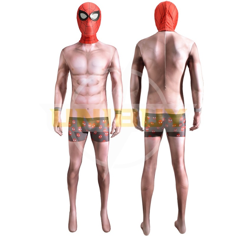Spider-Man PS4 Costume Cosplay Undies Suit with Shorts Mask For Kids Adult Unibuy