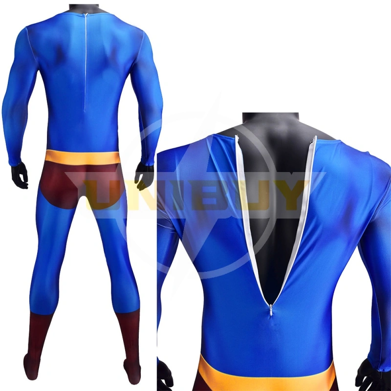 Superman Returns Costume Cosplay Suit With Cloak Clark Kent Jumpsuit Bodysuit Unibuy