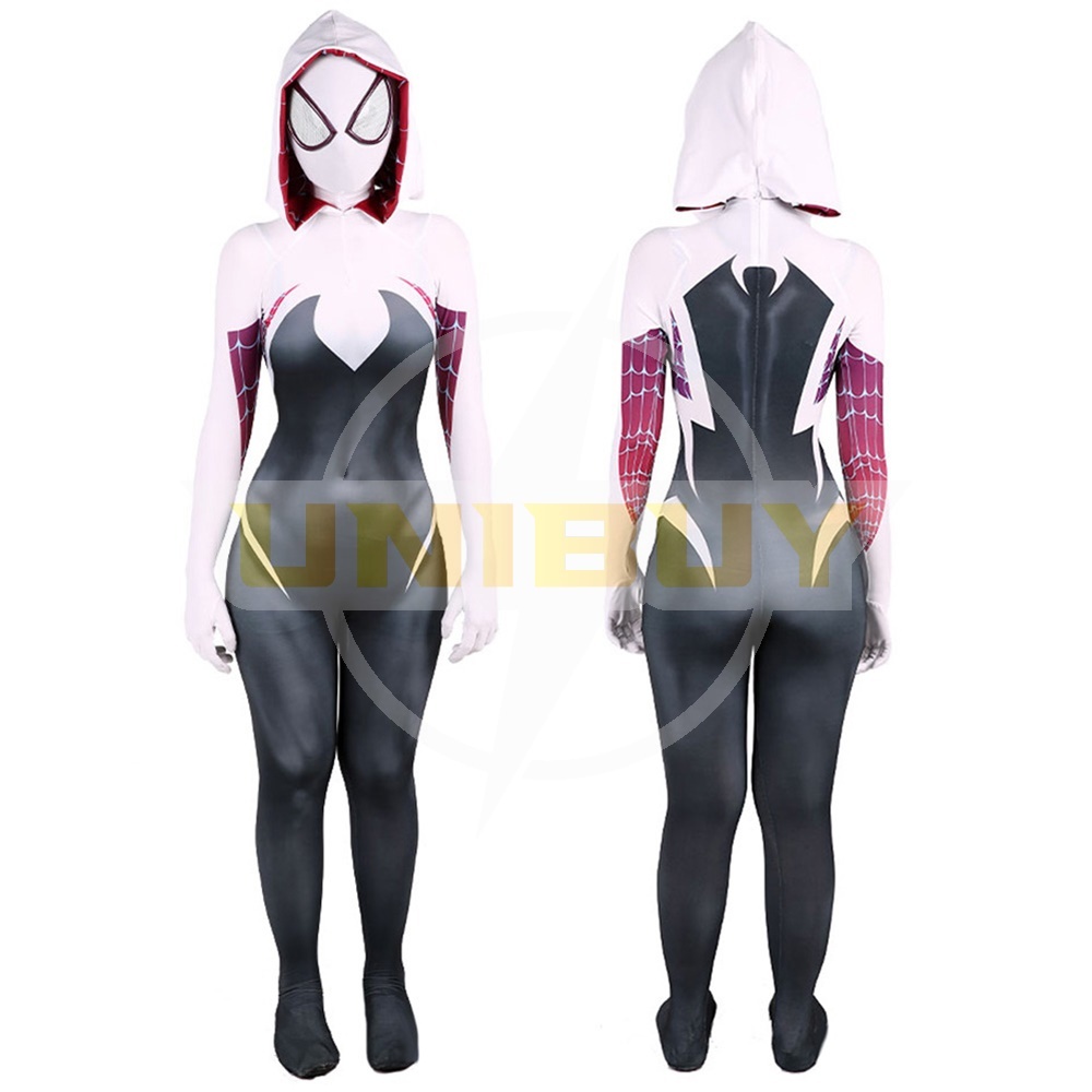 Gwen Stacy Suit Cosplay Costume Spider Man Jumpsuit Bodysuit For Kids Womens Ver 1 Unibuy