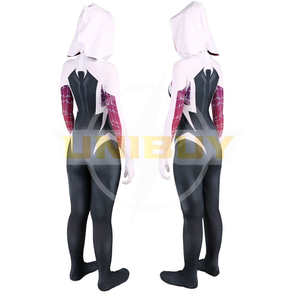 Gwen Stacy Suit Cosplay Costume Spider Man Jumpsuit Bodysuit For Kids Womens Ver 1 Unibuy