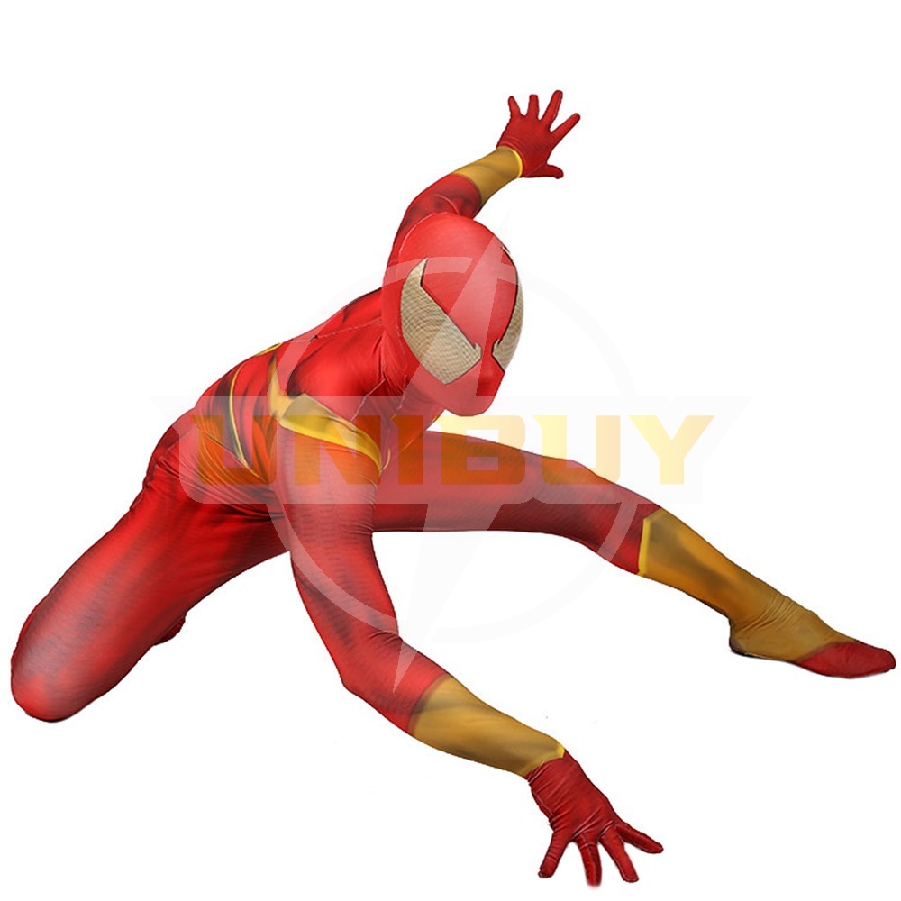 Spider-Man PS4 Iron Spider Armor Suit Cosplay Costume For Kids Adult Unibuy
