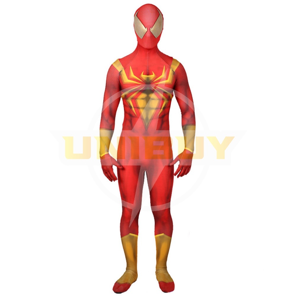 Spider-Man PS4 Iron Spider Armor Suit Cosplay Costume For Kids Adult Unibuy