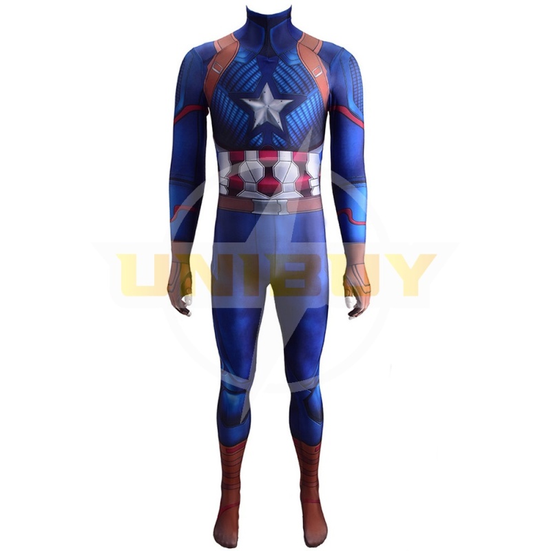 Captain America Costume Cosplay Suit Steve Rogers Jumpsuit Bodysuit Unibuy