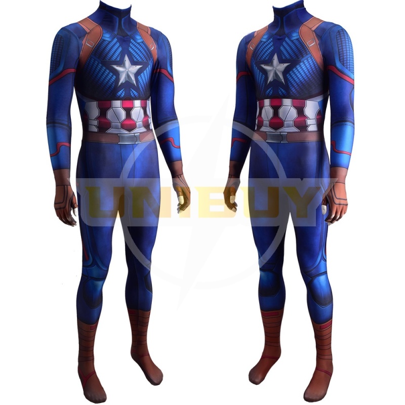 Captain America Costume Cosplay Suit Steve Rogers Jumpsuit Bodysuit Unibuy