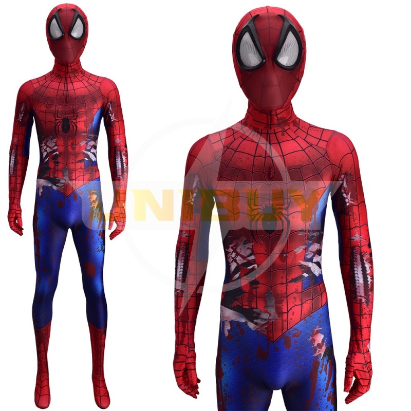 Spider Man Battle Damaged Suit Cosplay Costume For Kids Adult Unibuy