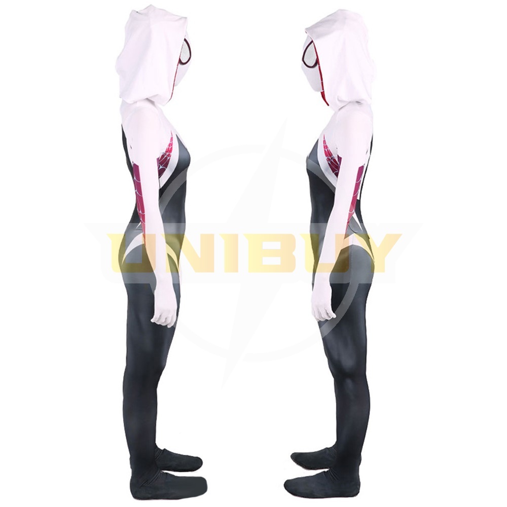 Gwen Stacy Suit Cosplay Costume Spider Man Jumpsuit Bodysuit For Kids Womens Ver 1 Unibuy