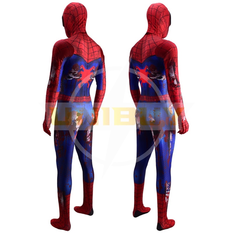Spider Man Battle Damaged Suit Cosplay Costume For Kids Adult Unibuy