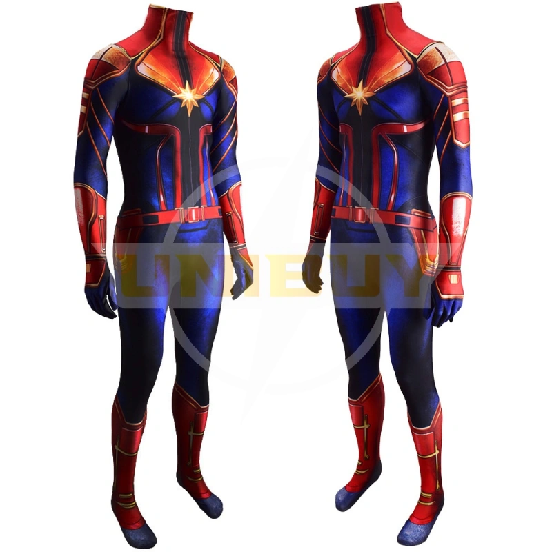 Captain Marvel Cosplay Costume Suit For Kids Womens Adults Ver 1 Unibuy