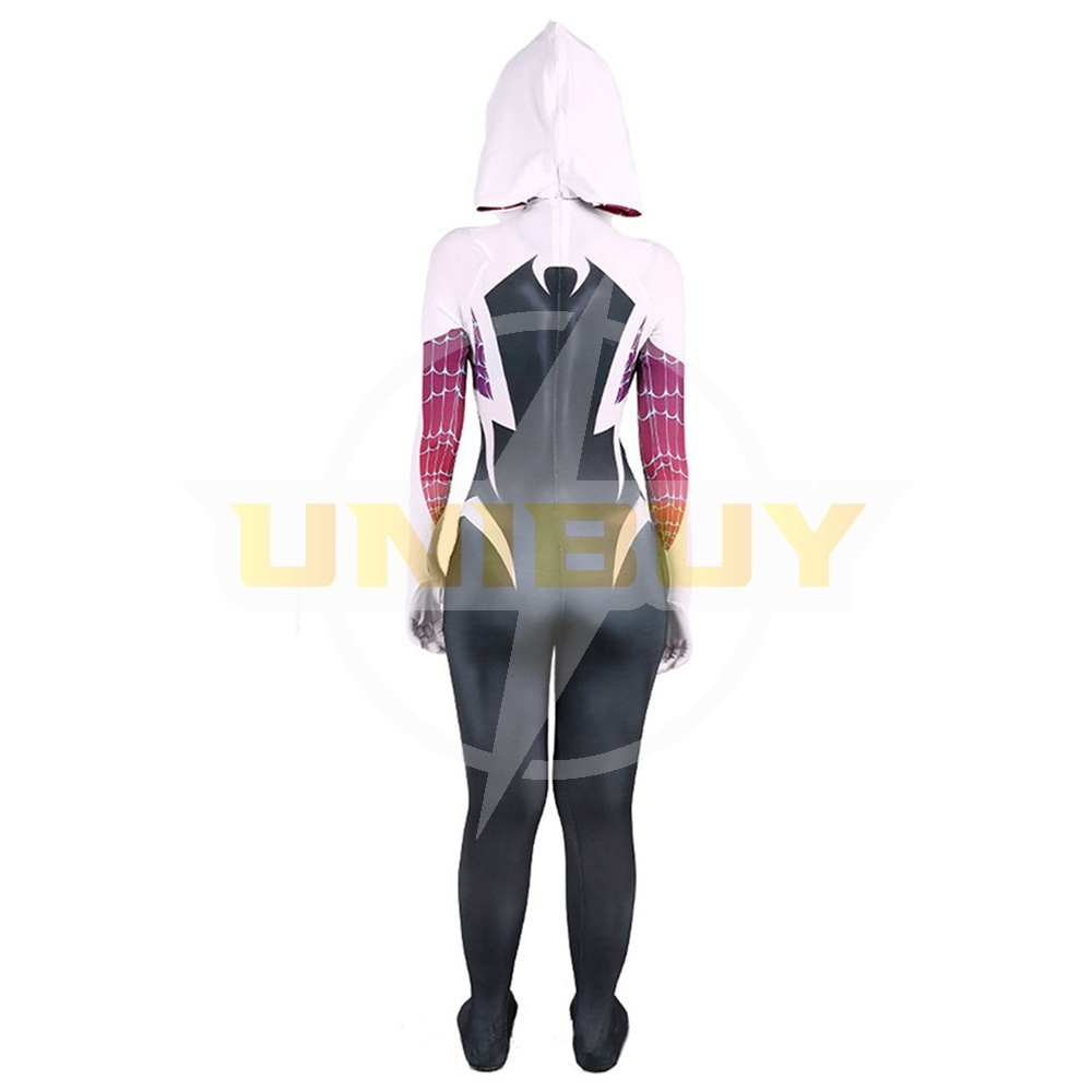 Gwen Stacy Suit Cosplay Costume Spider Man Jumpsuit Bodysuit For Kids Womens Ver 1 Unibuy