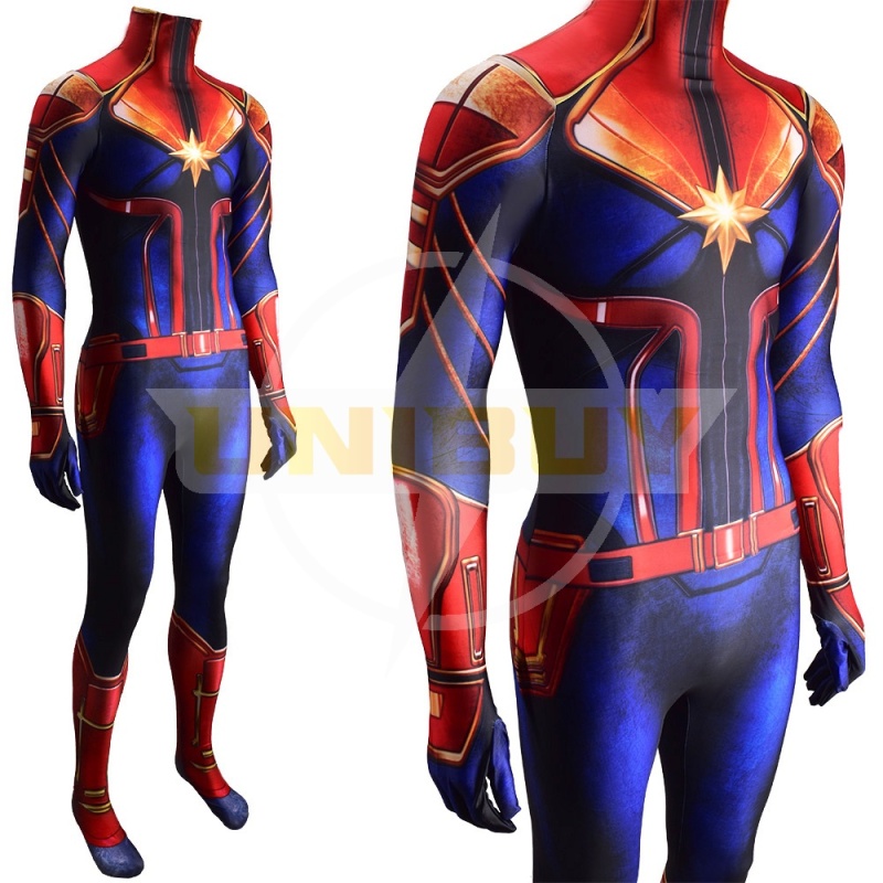 Captain Marvel Cosplay Costume Suit For Kids Womens Adults Ver 1 Unibuy