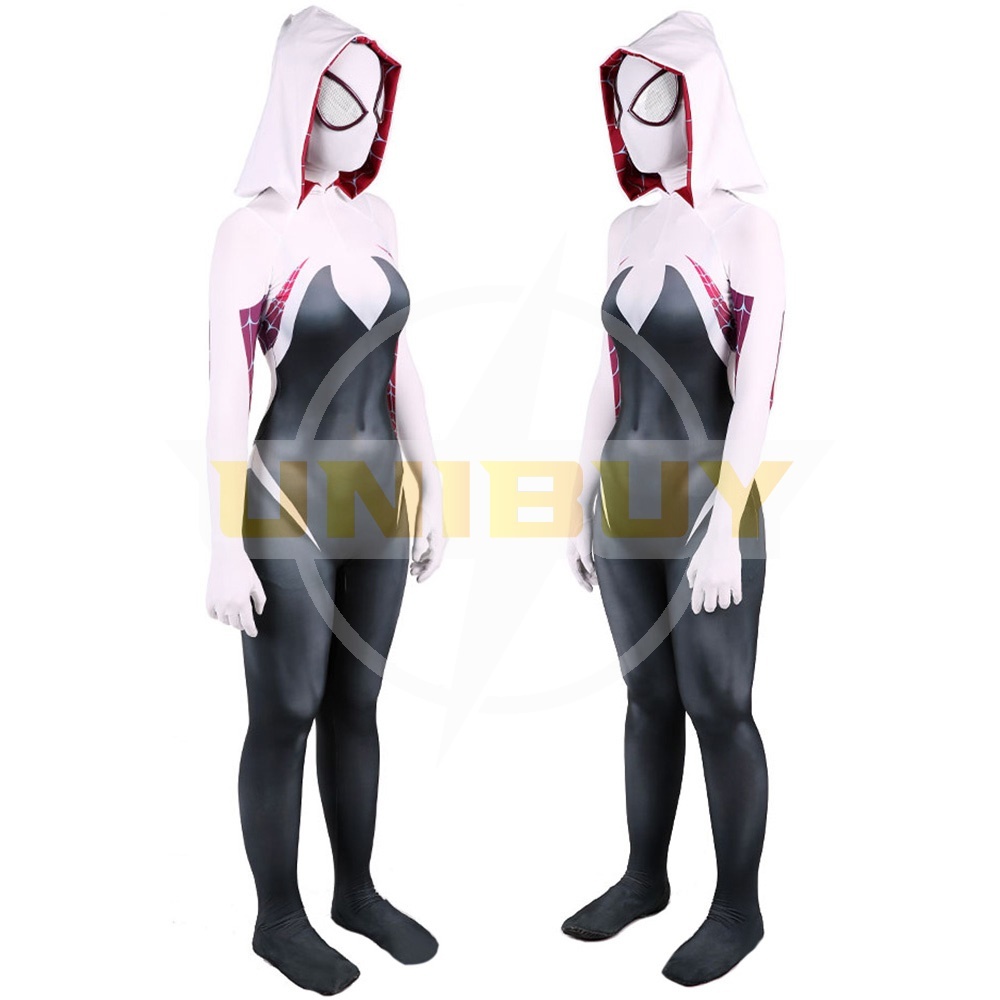 Gwen Stacy Suit Cosplay Costume Spider Man Jumpsuit Bodysuit For Kids Womens Ver 1 Unibuy