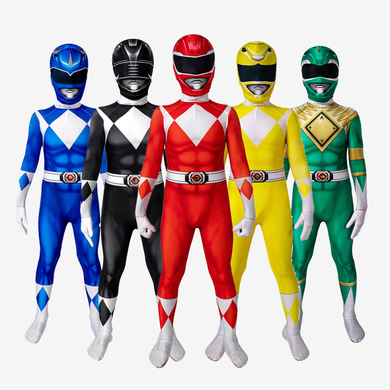 Power Rangers Costume Suit Cosplay Uniform Kids Unibuy