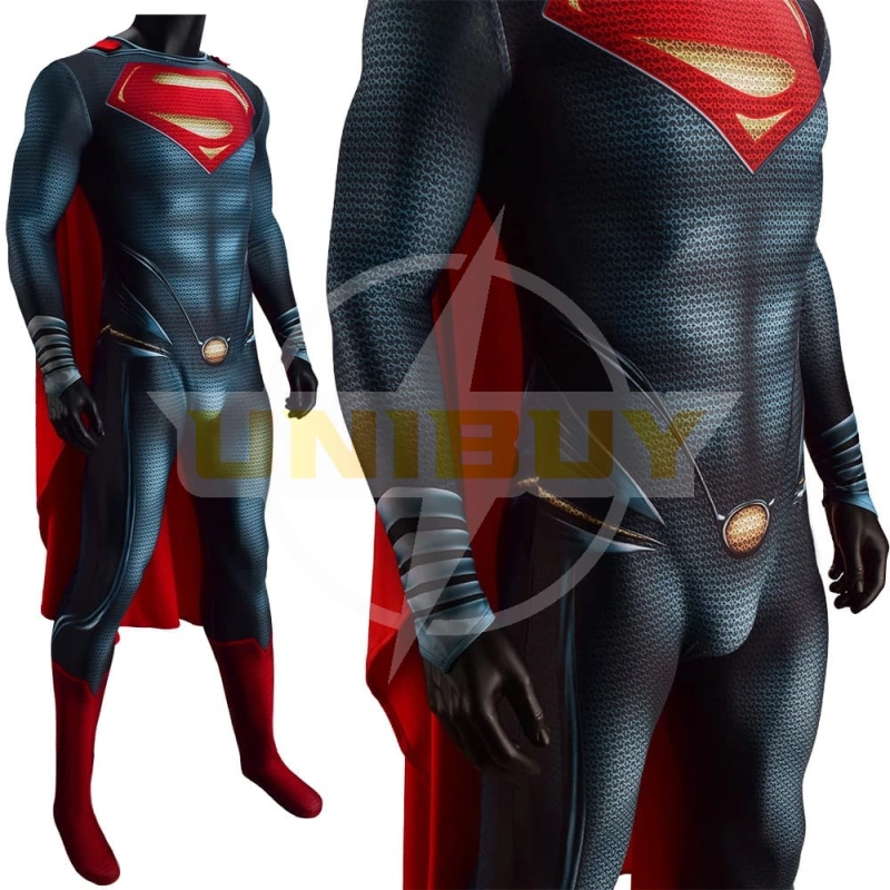 Man of Steel Superman Costume Cosplay Clark Kent Jumpsuit Bodysuit Unibuy