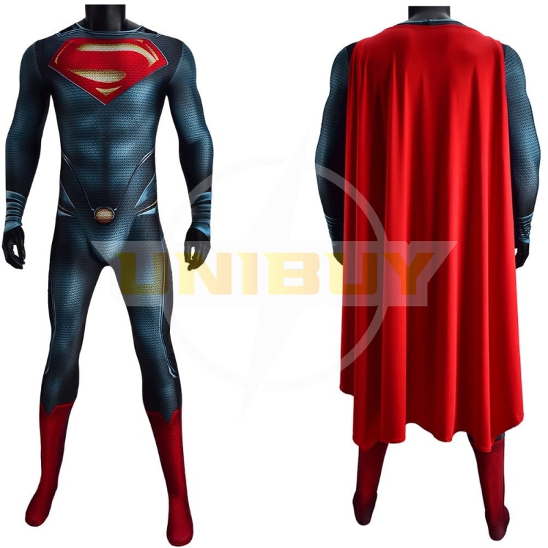Man of Steel Superman Costume Cosplay Clark Kent Jumpsuit Bodysuit Unibuy