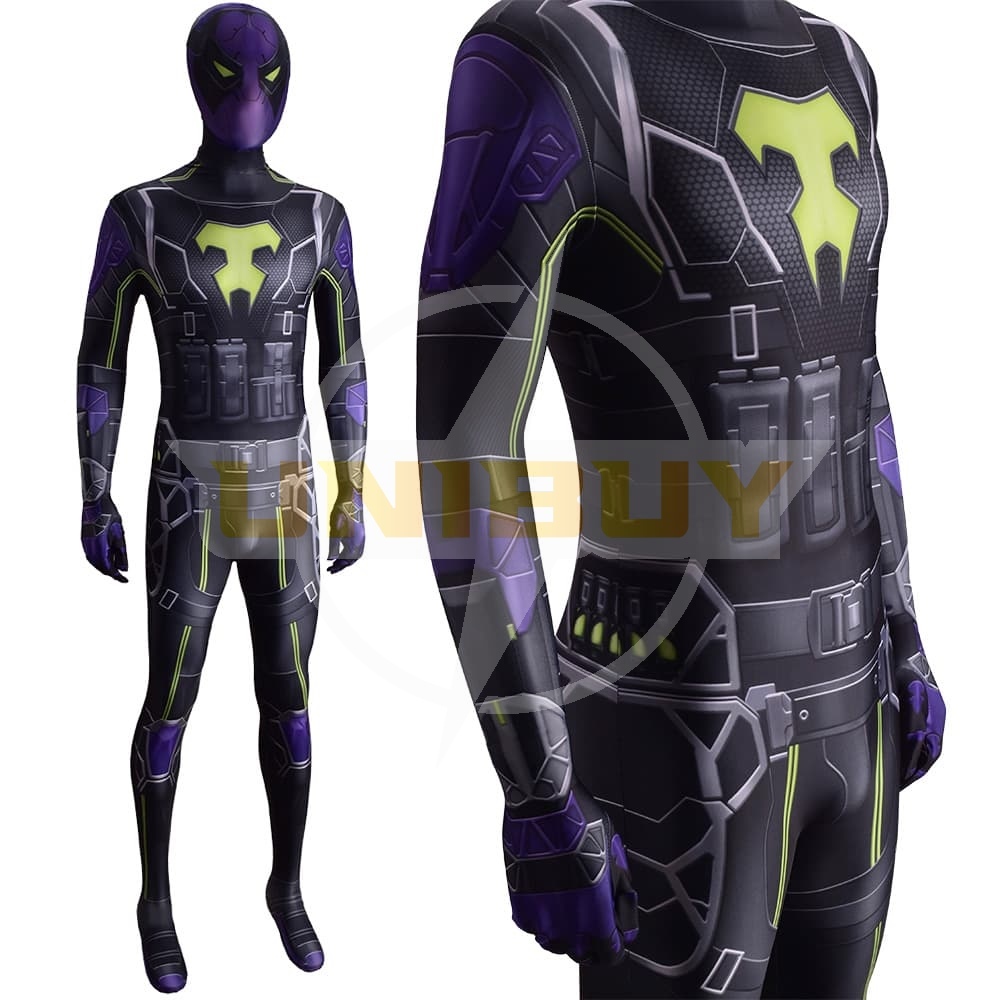 Spider-Man Miles Morales Costume Cosplay Costume The Prowler Aaron Davis Suit Unibuy