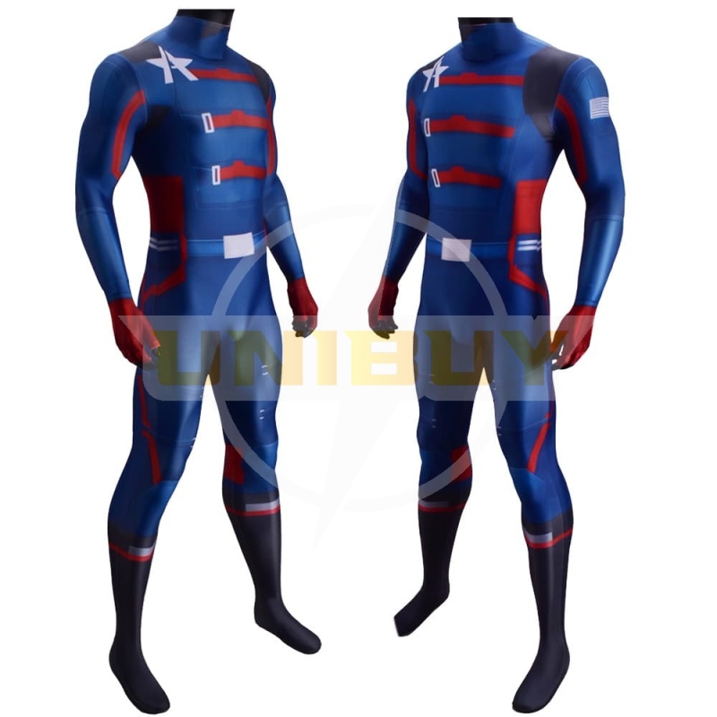 Captain America U.S. Agent Costume Cosplay The Falcon and the Winter Soldier Jumpsuit Bodysuit Unibuy