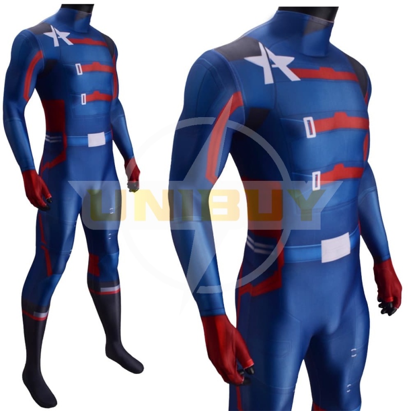 Captain America U.S. Agent Costume Cosplay The Falcon and the Winter Soldier Jumpsuit Bodysuit Unibuy