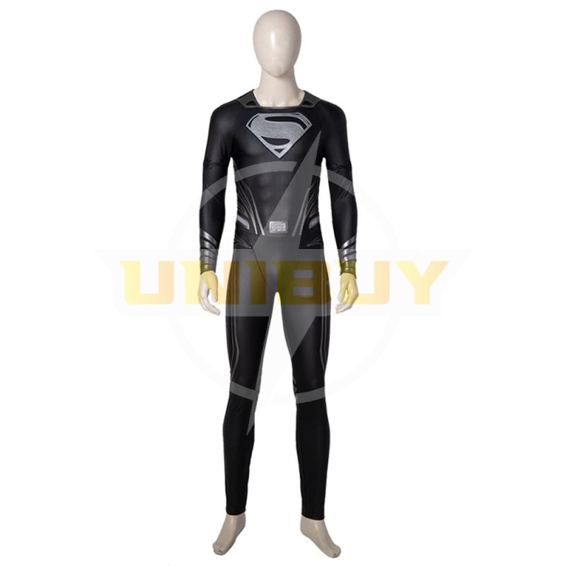 Superman Costume Zack Snyder's Justice League Cosplay Black Suit Clark Kent Unibuy