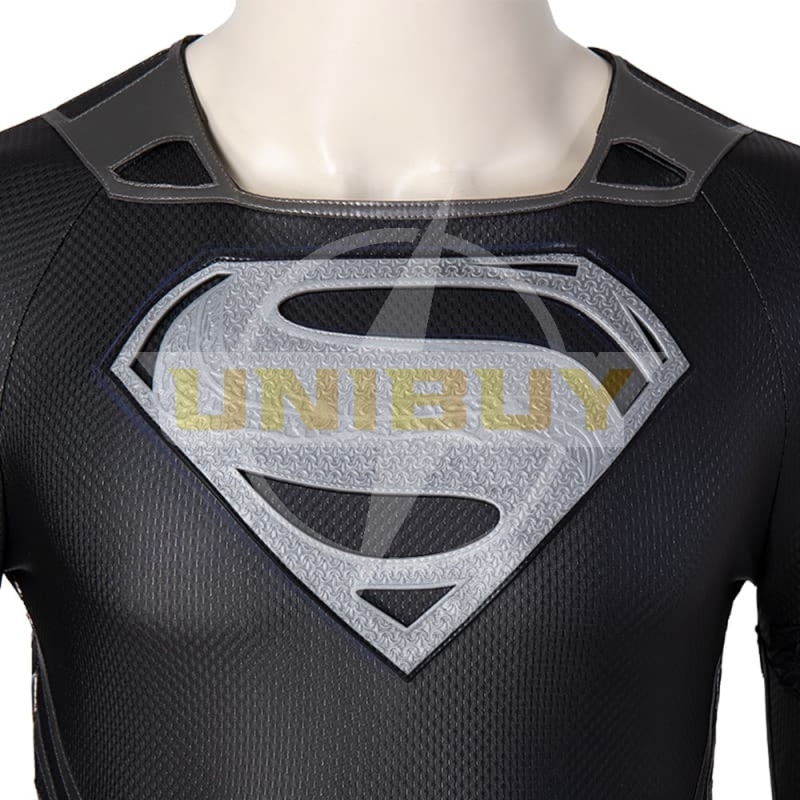 Superman Costume Zack Snyder's Justice League Cosplay Black Suit Clark Kent Unibuy