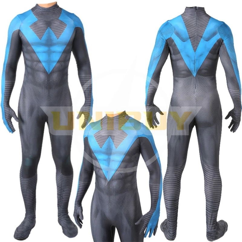 Nightwing Costume Cosplay Suit Dick Grayson Jumpsuit Bodysuit For Kids Adult Unibuy