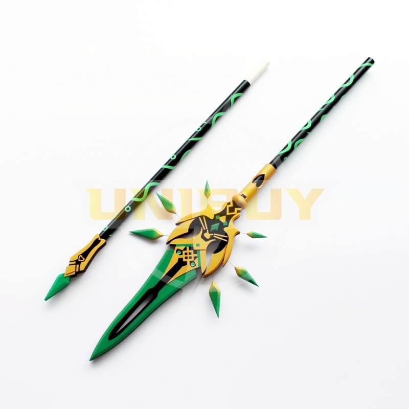 Genshin Impact Xiao Cosplay Prop Primordial Jade Winged-Spear Ver 1 Unibuy