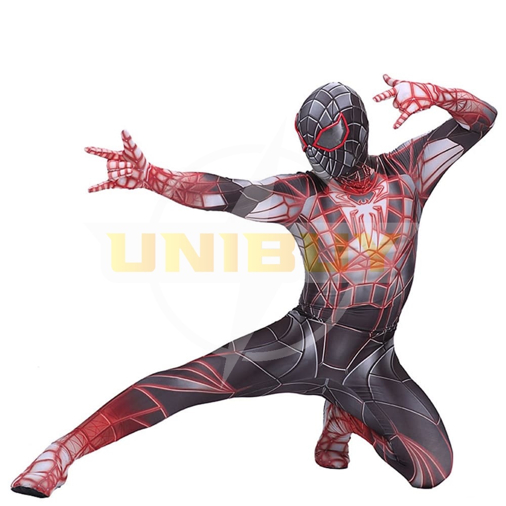 Spider-man PS5 Miles Morales Costume Cosplay Programmable Matter Suit For Kids Adult Unibuy