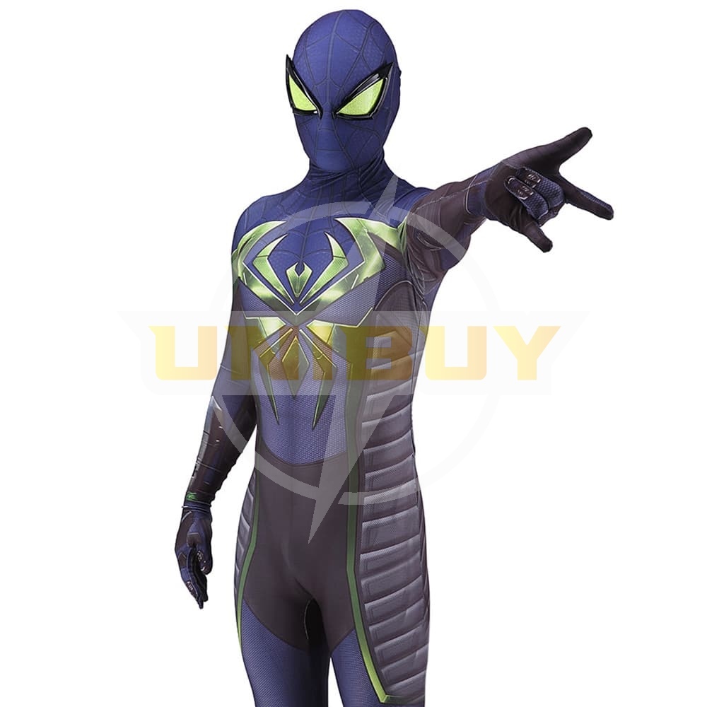 Spider-man PS5 Miles Morales Costume Cosplay Purple Reign Suit For Kids Adult Unibuy
