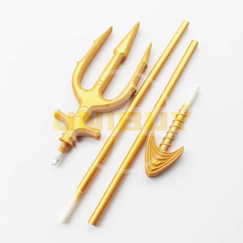 Justice League Aquaman Arthur Curry Orin Trident Gold Cosplay Prop Unibuy