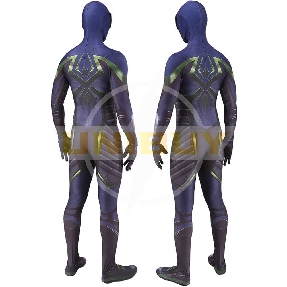 Spider-man PS5 Miles Morales Costume Cosplay Purple Reign Suit For Kids Adult Unibuy
