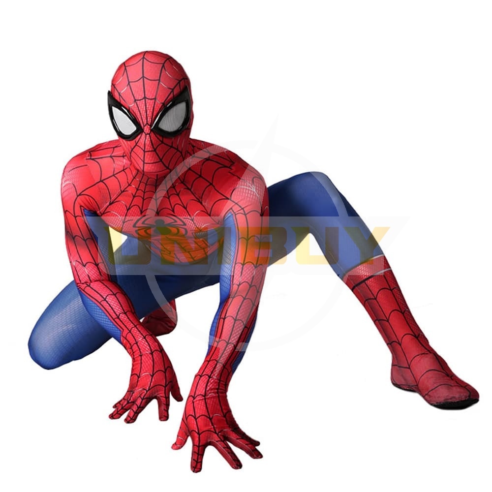 Spider-Man PS4 Into the Spider-Verse Suit Peter Parker Cosplay Costume For Kids Adult Unibuy