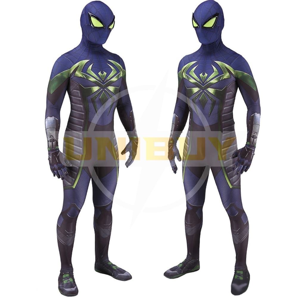 Spider-man PS5 Miles Morales Costume Cosplay Purple Reign Suit For Kids Adult Unibuy
