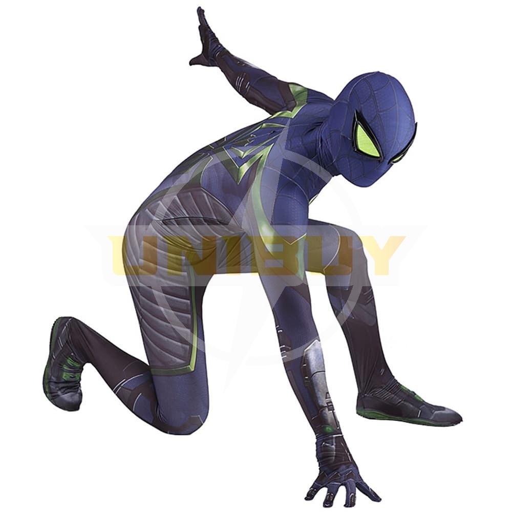 Spider-man PS5 Miles Morales Costume Cosplay Purple Reign Suit For Kids Adult Unibuy