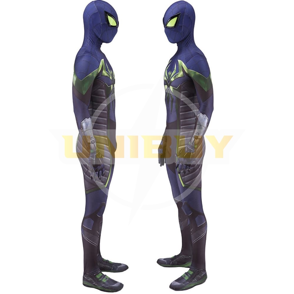 Spider-man PS5 Miles Morales Costume Cosplay Purple Reign Suit For Kids Adult Unibuy