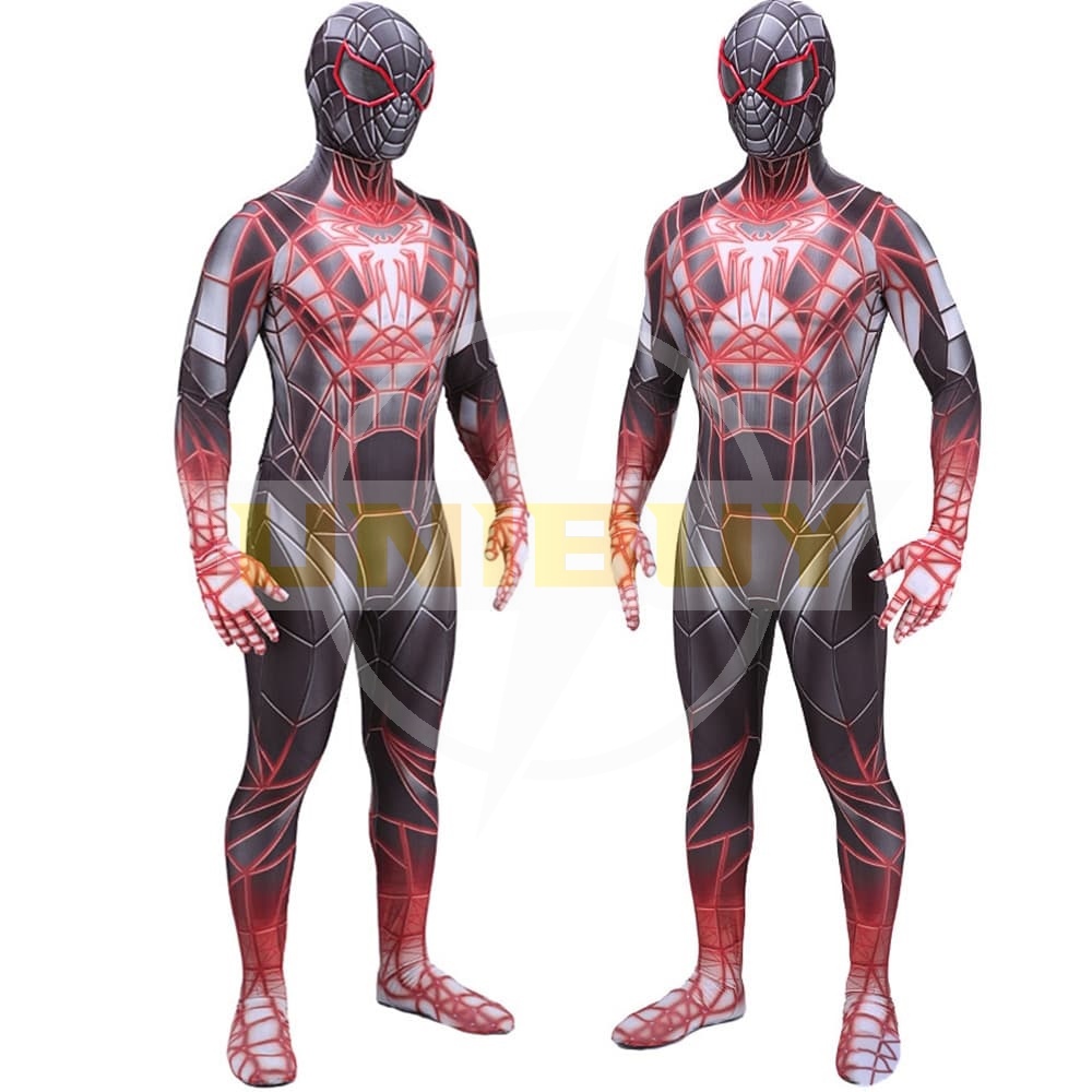 Spider-man PS5 Miles Morales Costume Cosplay Programmable Matter Suit For Kids Adult Unibuy