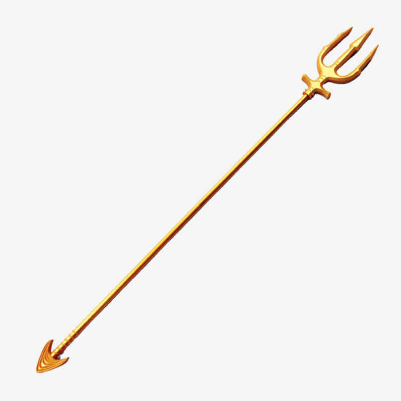 Justice League Aquaman Arthur Curry Orin Trident Gold Cosplay Prop Unibuy