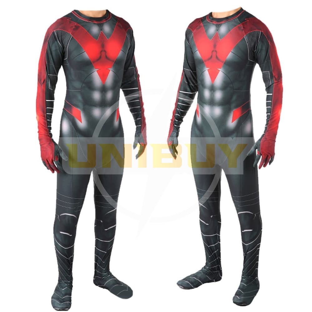 Dawn of Injustice Nightwing Costume Cosplay Jumpsuit For Kids Adults Unibuy