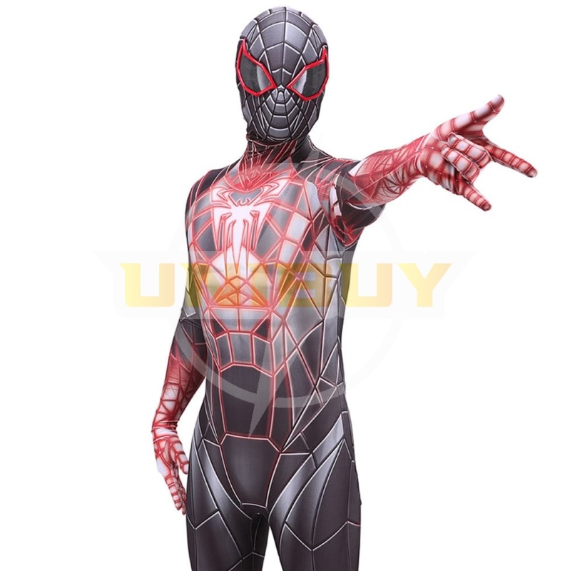 Spider-man PS5 Miles Morales Costume Cosplay Programmable Matter Suit For Kids Adult Unibuy