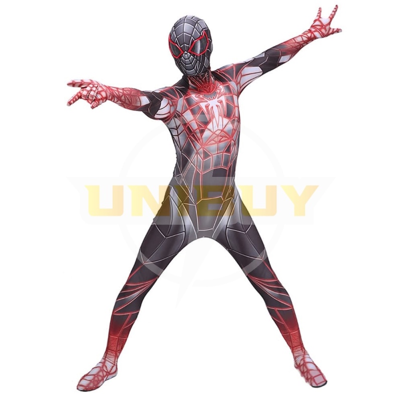 Spider-man PS5 Miles Morales Costume Cosplay Programmable Matter Suit For Kids Adult Unibuy