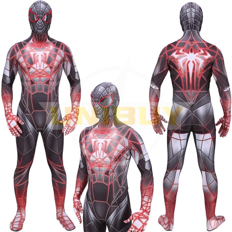 Spider-man PS5 Miles Morales Costume Cosplay Programmable Matter Suit For Kids Adult Unibuy